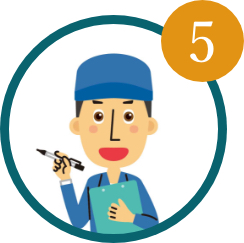 写真付き作業報告書発行の画像